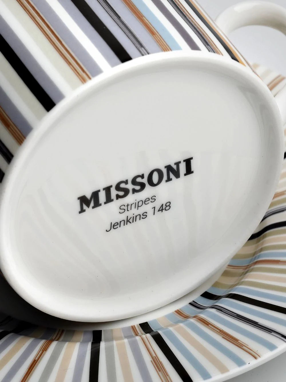 MISSONI - TAZZA TÈ / TEA CUP & SAUCER Cylindric shape - SET 2 PZ
